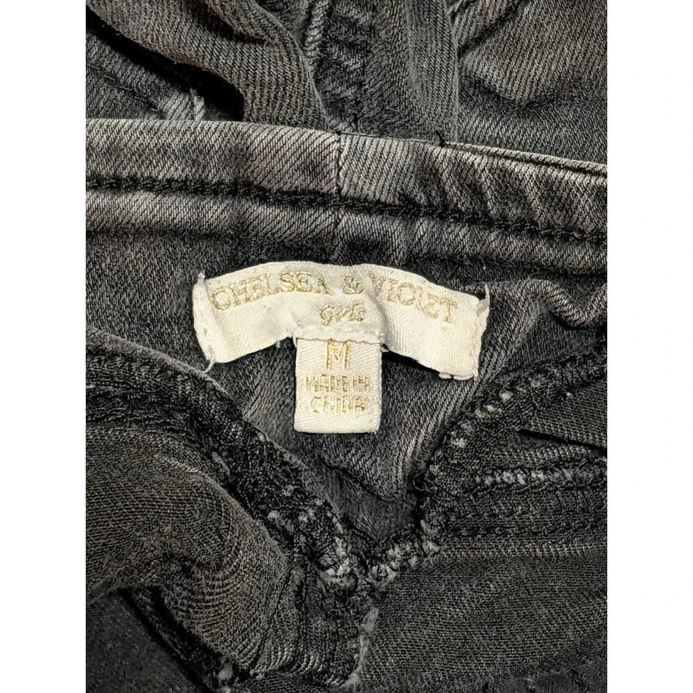 Chelsea &‎ Violet  Girls Black Flared Jeans Size Medium Pull-On Bell Bottoms